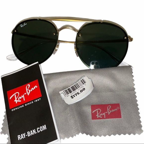 Ray-Ban Accessories - NWT RAY-BAN BLAZE ROUND DOUBLE BRIDGE SUNGLASSES